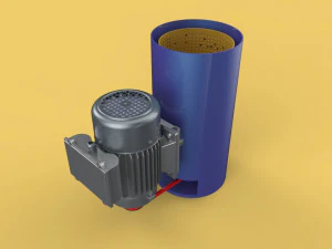 CENTRIFUGAL SPIN SPINNER DRYER MINI HYDRO OIL DRYER MACHINE 3D 3D Model
