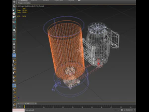 CENTRIFUGAL SPIN SPINNER DRYER MINI HYDRO OIL DRYER MACHINE 3D 3D Model