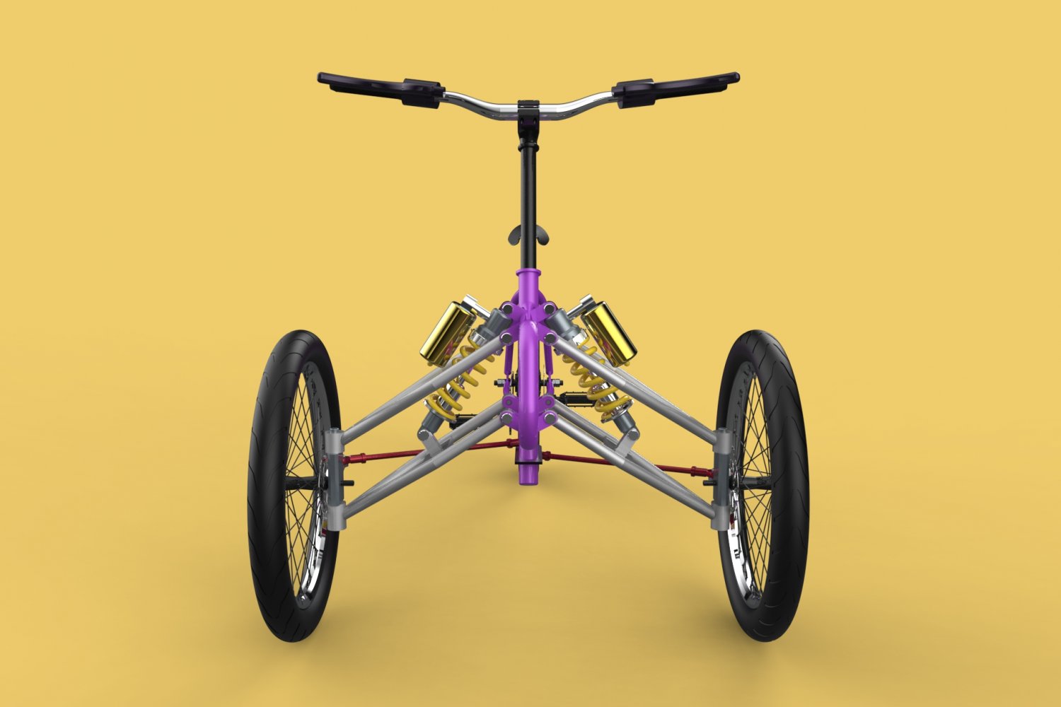 3D TILTING BIKE TRIKE BICYCLE TRICYCLE THREE WHEEL CYCLE CARGO