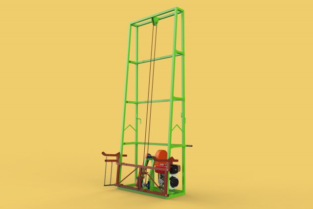 3D SUGARCANE LOADER LIFTER LIFTING MACHINE TRANSPORTING TO THE TRUCK 3D 모델 .c4d .max .obj .3ds .fbx .stl .blend 