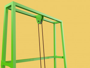 3D SUGARCANE LOADER LIFTER LIFTING MACHINE TRANSPORTING TO THE TRUCK 3D 모델