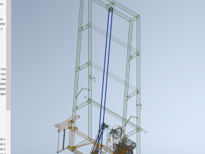 3D SUGARCANE LOADER LIFTER LIFTING MACHINE TRANSPORTING TO THE TRUCK 3D 모델
