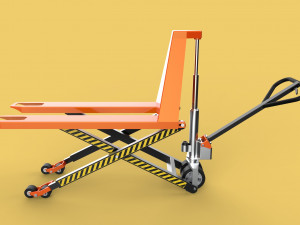 HAND PALLET TRUCK JACK PUMP JIGGER FORKLIFT 3D Modelo 3D