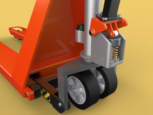 HAND PALLET TRUCK JACK PUMP JIGGER FORKLIFT 3D Modelo 3D