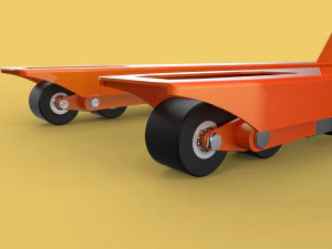 HAND PALLET TRUCK JACK PUMP JIGGER FORKLIFT 3D 3D Model