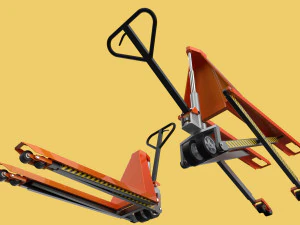 HAND PALLET TRUCK JACK PUMP JIGGER FORKLIFT 3D 3D Model