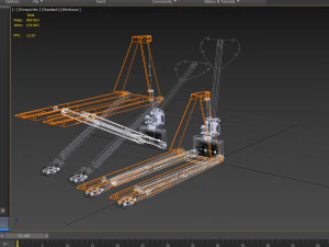 HAND PALLET TRUCK JACK PUMP JIGGER FORKLIFT 3D 3D Model