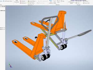 HAND PALLET TRUCK JACK PUMP JIGGER FORKLIFT 3D Modelo 3D