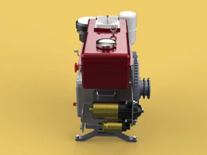 DIESEL ENGINE MACHINE DONGFENG 3D Model