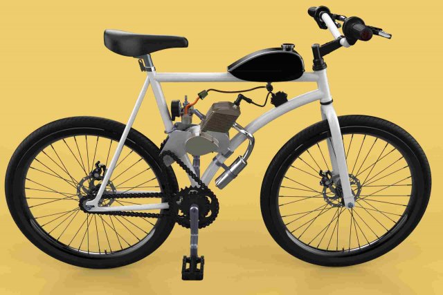 Motorised online push bike