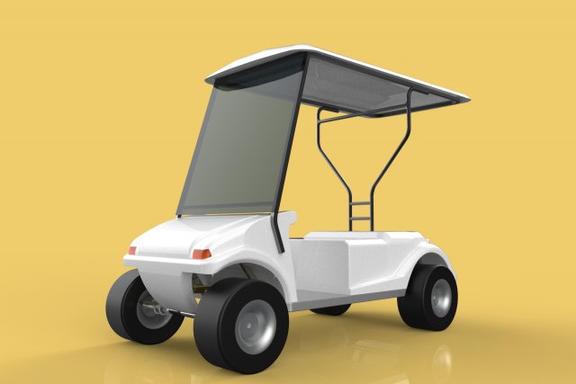 GOLF CART BUGGY CAR GOLF CART VEHICLE PATREV 3D Модель .c4d .max .obj .3ds .fbx .stl .blend 