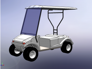 GOLF CART BUGGY CAR GOLF CART VEHICLE PATREV 3D Модель