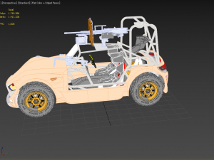 DESERT PATROL VEHICLE MILITARY DPV DUNE BUGGY Model 3D