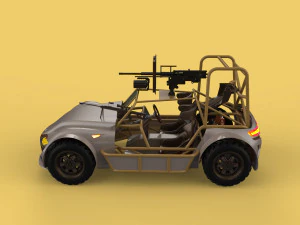 АВТОМОБИЛЬ ДЛЯ ПАТРУЛЯ ПУСТЫНИ ВОЕННЫЙ DPV БАГГИ ДЛЯ ДЮН 3D Модель