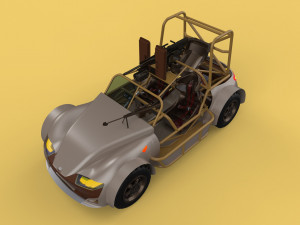 DESERT PATROL VEHICLE MILITARY DPV DUNE BUGGY Model 3D