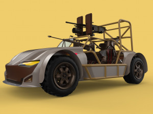DESERT PATROL VEHICLE MILITARY DPV DUNE BUGGY Model 3D