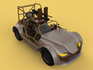 DESERT PATROL VEHICLE MILITARY DPV DUNE BUGGY Model 3D