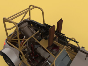 DESERT PATROL VEHICLE MILITARY DPV DUNE BUGGY Model 3D