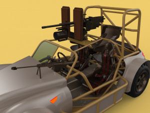 DESERT PATROL VEHICLE MILITARY DPV DUNE BUGGY Model 3D