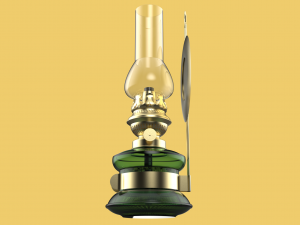 ANTIQUE BRASS LANTERN KEROSENE OIL VINTAGE LAMP LIGHT CLASSIC Modelo 3D