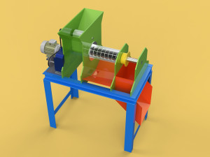 COCONUT EXTRACTOR MILK SQUEEZER PRESS JUICER 3D Model