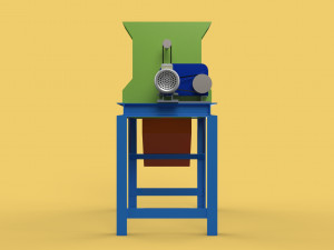 COCONUT EXTRACTOR MILK SQUEEZER PRESS JUICER 3D-Modell
