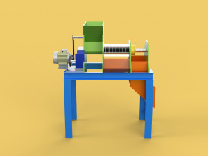 COCONUT EXTRACTOR MILK SQUEEZER PRESS JUICER 3D-Modell