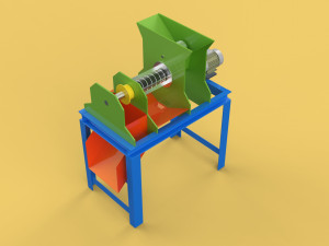 COCONUT EXTRACTOR MILK SQUEEZER PRESS JUICER 3D-Modell
