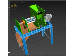 COCONUT EXTRACTOR MILK SQUEEZER PRESS JUICER 3D-Modell
