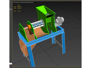 COCONUT EXTRACTOR MILK SQUEEZER PRESS JUICER 3D Model