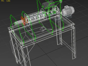 COCONUT EXTRACTOR MILK SQUEEZER PRESS JUICER 3D Model