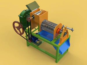 SQUEEZER KOKOSMELK CR&Egrave;ME-EXTRACTOR PERS-JUICER SHREDDER 3D Model