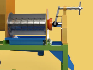 SQUEEZER COCONUT MILK CREAM EXTRACTOR PRESS JUICER SHREDDER 3D Model