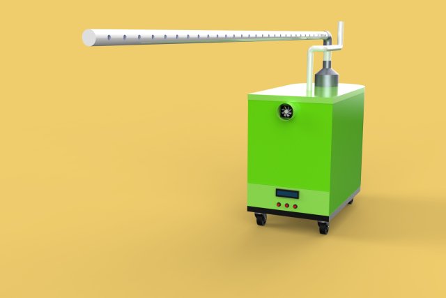 HUMIDIFIER MIST AIR FOG ULTRASONIC COOLING SYSTEM AGRICULTURAL Modelo 3D .c4d .max .obj .3ds .fbx .stl .blend 