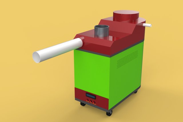 MIST HUMIDIFIER AIR FOG ULTRASONIC AGRICULTURAL FARM COOLING SYSTEM 3D-Modell .c4d .max .obj .3ds .fbx .stl .blend 