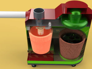 MIST HUMIDIFIER AIR FOG ULTRASONIC AGRICULTURAL FARM COOLING SYSTEM 3D Model
