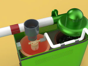 MIST HUMIDIFIER AIR FOG ULTRASONIC AGRICULTURAL FARM COOLING SYSTEM 3D Model
