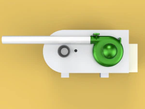 УЛЬТРАЗВУКОВАЯ СИСТЕМА ОХЛАЖДЕНИЯ ТУМАННЫЙ УВЛАЖНИТЕЛЬ ИСПАРИТЕЛЬ ФЕРМА 3D Модель