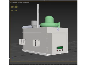УЛЬТРАЗВУКОВАЯ СИСТЕМА ОХЛАЖДЕНИЯ ТУМАННЫЙ УВЛАЖНИТЕЛЬ ИСПАРИТЕЛЬ ФЕРМА 3D Модель
