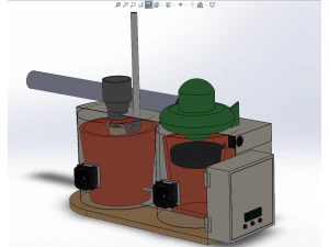 УЛЬТРАЗВУКОВАЯ СИСТЕМА ОХЛАЖДЕНИЯ ТУМАННЫЙ УВЛАЖНИТЕЛЬ ИСПАРИТЕЛЬ ФЕРМА 3D Модель