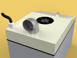 TEMPERATURE COOLING ULTRASONIC MIST HUMIDIFIER FOG FARMING Model 3D