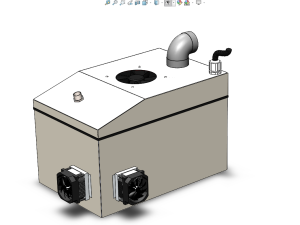 TEMPERATURE COOLING ULTRASONIC MIST HUMIDIFIER FOG FARMING Model 3D