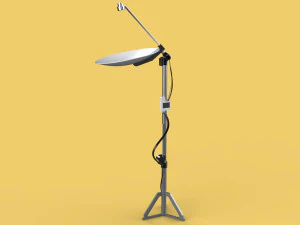 PARABOLICZNY SYSTEM ŚLEDZENIA ANTENY Model 3D