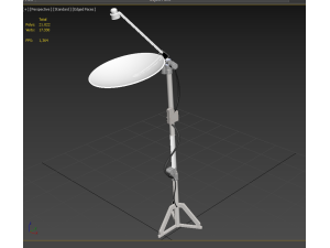 PARABOLIC ANTENNA TRACKER TRACKING SYSTEM 3D-Modell