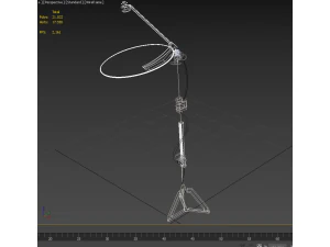 PARABOLIC ANTENNA TRACKER TRACKING SYSTEM 3D Model