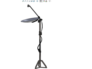 PARABOLIC ANTENNA TRACKER TRACKING SYSTEM 3D-Modell