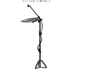 PARABOLIC ANTENNA TRACKER TRACKING SYSTEM 3D Model