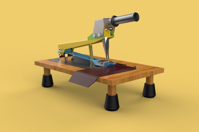 PUNCHER TOOL LEATHER HOLE PUNCH 3D Model .c4d .max .obj .3ds .fbx .stl .blend 