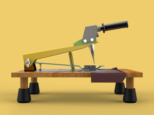 PUNCHER TOOL LEATHER HOLE PUNCH 3D Model