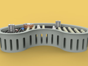 ANTI TSUNAMI BUILDING WALL INNOVATION CONCEPT 3D 模型